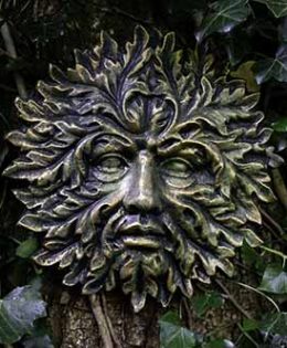 Avalon Green Man: green/gold finish.