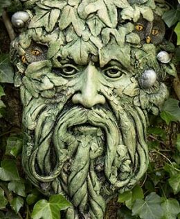 gort-green-man-wall-plaque