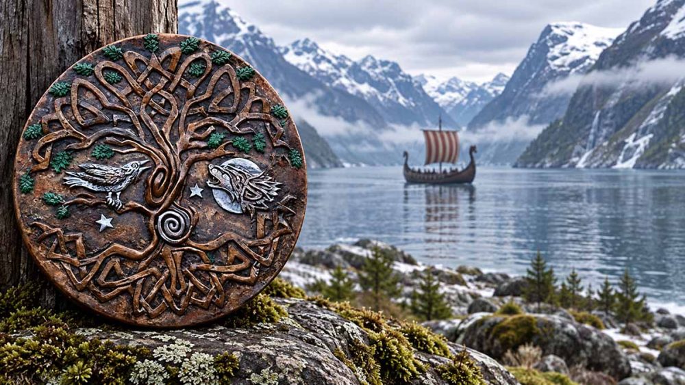 viking tree of life plaque