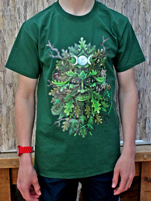 green-man-tshirt