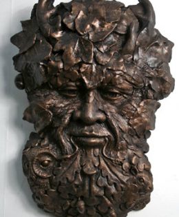 herne-wall-plaque-bronzed