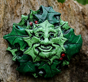 holly-king-green-man-wall-plaque
