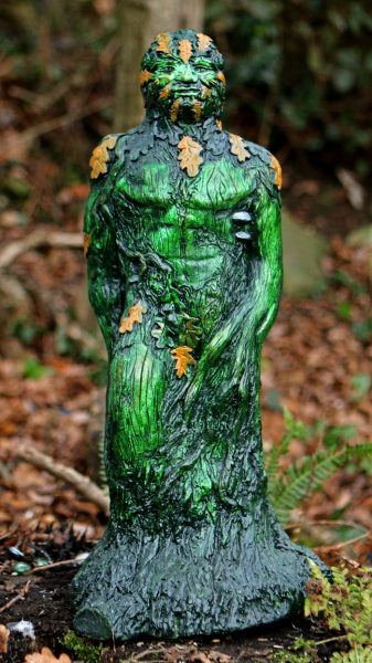 green-man-statue