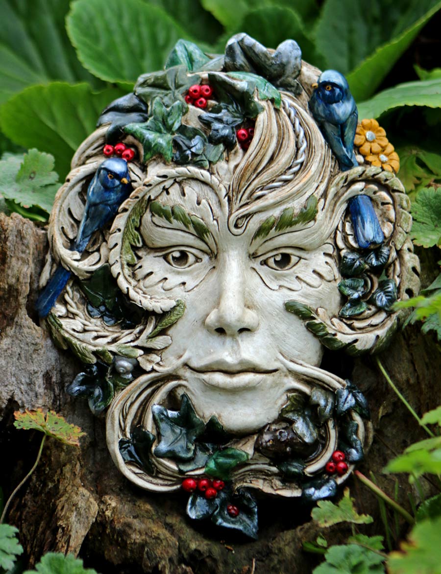 Green Lady Sculpture by Kathleen Minton