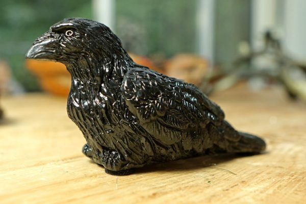 quoth-raven-sculpture