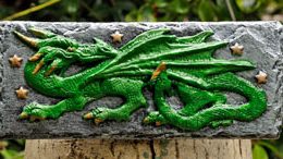 green-dragon-wall-plaque