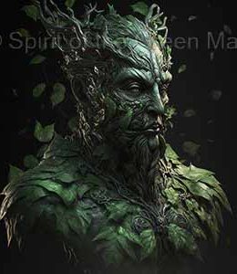 brechfa green man print